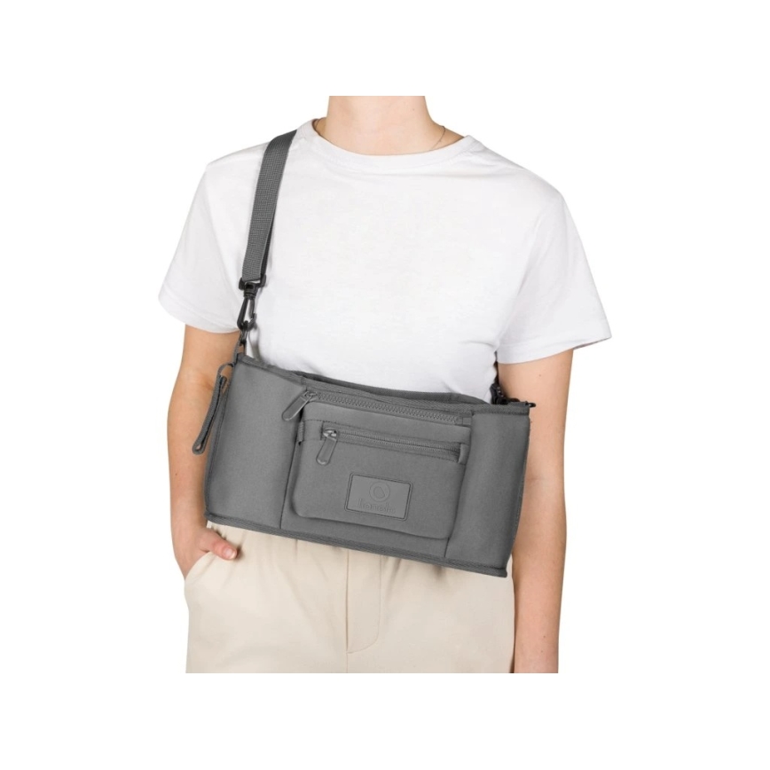 Lionelo - Ratiņu organizators LITTLE CUBE Grey Stone