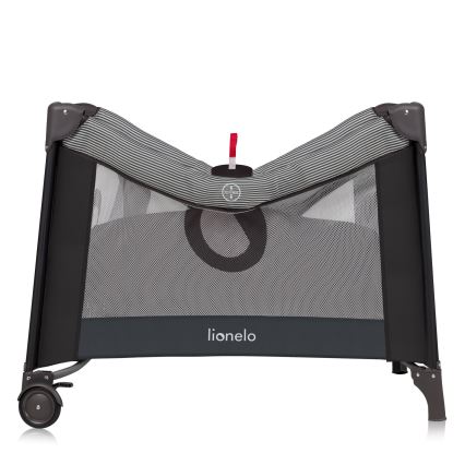 Lionelo - rotaļu būris BONNIE Grey Scandi