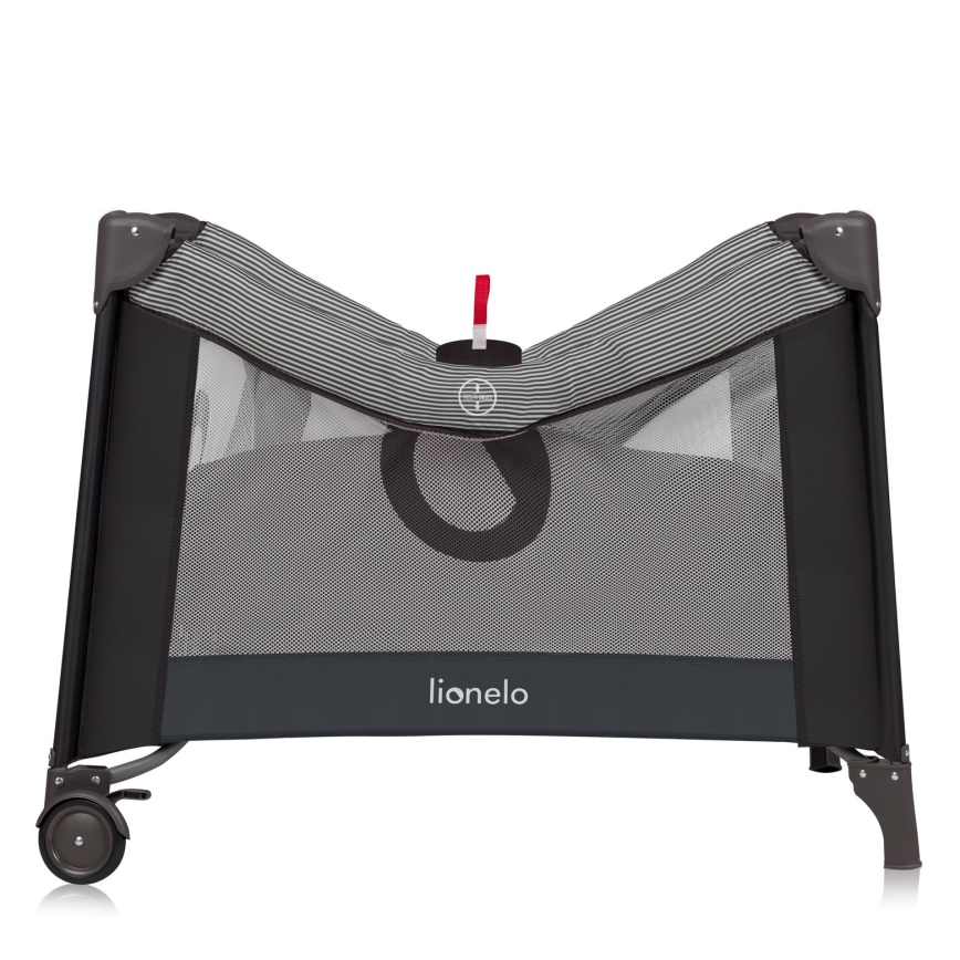 Lionelo - rotaļu būris BONNIE Grey Scandi