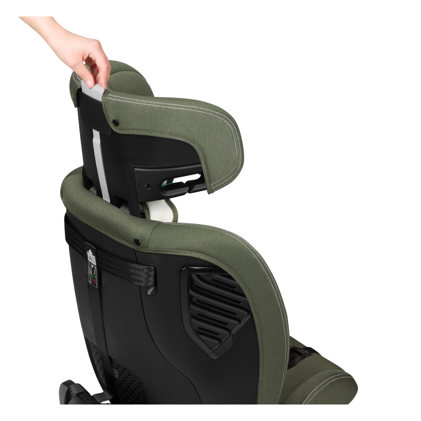 Lionelo - Bērnu autosēdeklis ar pagriežamu bāzi BASTIAAN ONE i-Size 40-150 cm Olīvzaļš