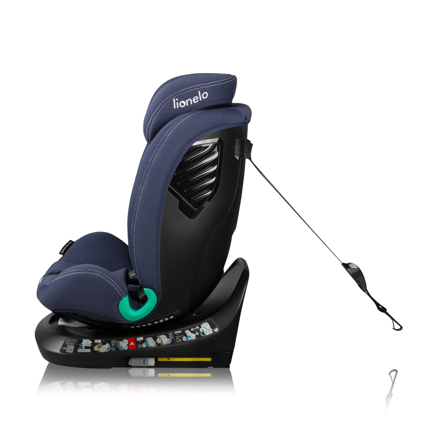 Lionelo - Bērnu autosēdeklis ar rotējošu bāzi BASTIAAN ONE i-Size 40-150 cm Blue Navy