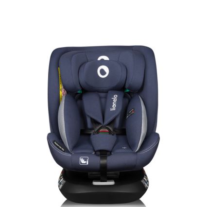 Lionelo - Bērnu autosēdeklis ar rotējošu bāzi BASTIAAN ONE i-Size 40-150 cm Blue Navy