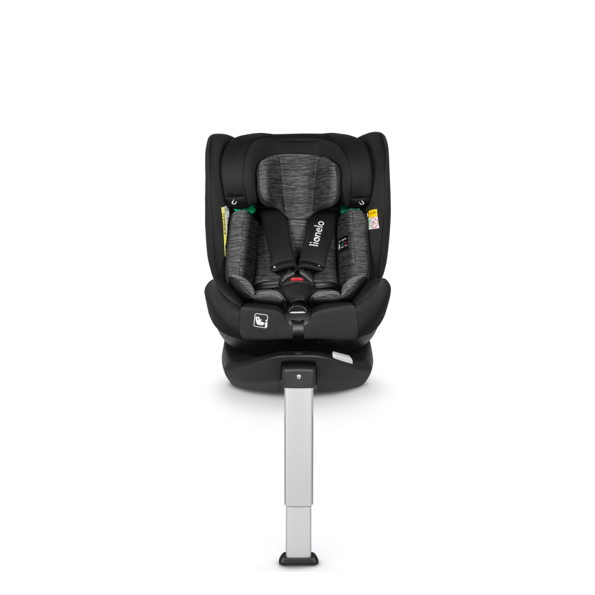 Lionelo - Rotējošs autokrēsls ar bāzi BRAAM i-Size 40-150 cm Black Carbon
