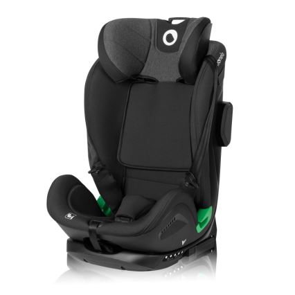 Lionelo - Rotējošs automašīnas sēdeklis ar bāzi HARPER i-Size 76–150 cm Black Carbon