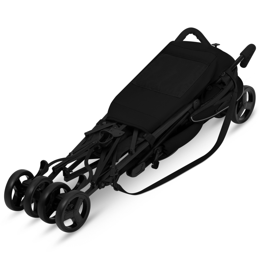 Lionelo - salokāmais ratiņš ELIA Melnais Onikss