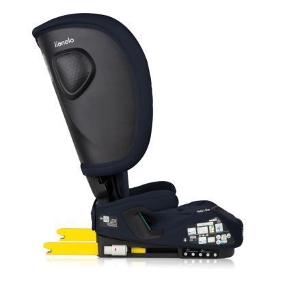 Lionelo - Salokāms bērnu autokrēsls NELLY i-Size 76-150 cm tumši zils