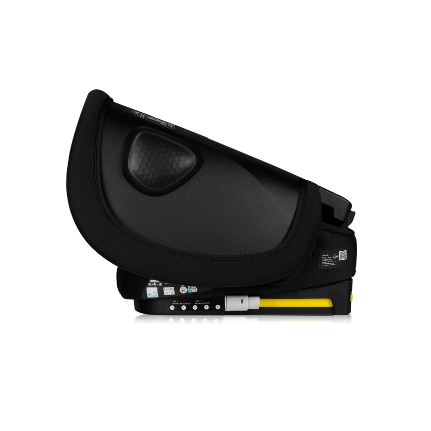 Lionelo - Salokāms bērnu autosēdeklis NELLY i-Size 76-150 cm Black Carbon