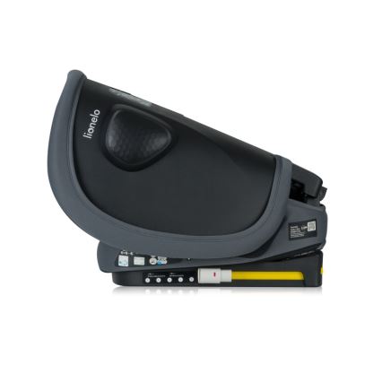 Lionelo - Salokāms bērnu autosēdeklis NELLY i-Size 76-150 cm grafīta pelēks