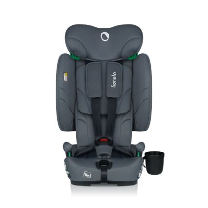 Lionelo - Salokāms bērnu autosēdeklis NELLY i-Size 76-150 cm Pelēks grafīts