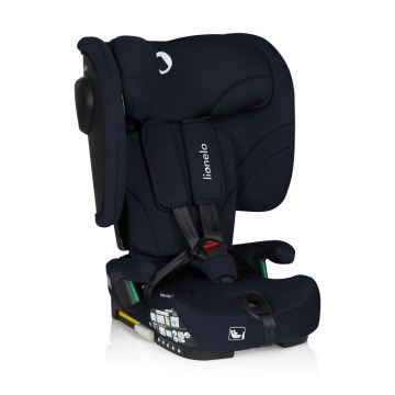 Lionelo - Salokāms bērnu autosēdeklis NELLY i-Size 76-150 cm tumši zils