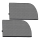 Lionelo - Saules aizsargs SUNBLOCKER 2 gab. melns