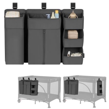 Lionelo - SIDEPOCKET organizators gultiņai 3 vienā, pelēks