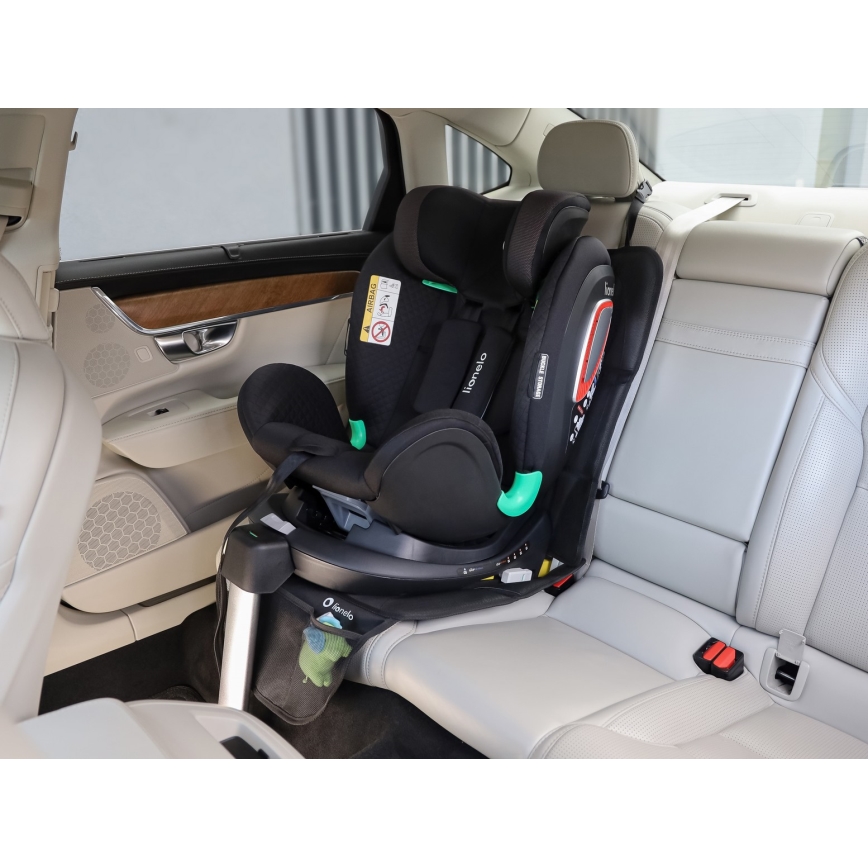 Lionelo - SIKKER autokrēsla paliktnis Black Carbon