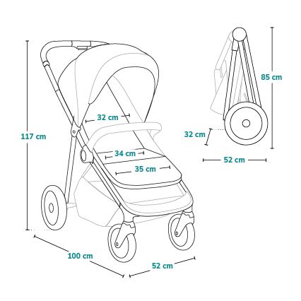 Lionelo - sporta rati EMMA ONE bēši