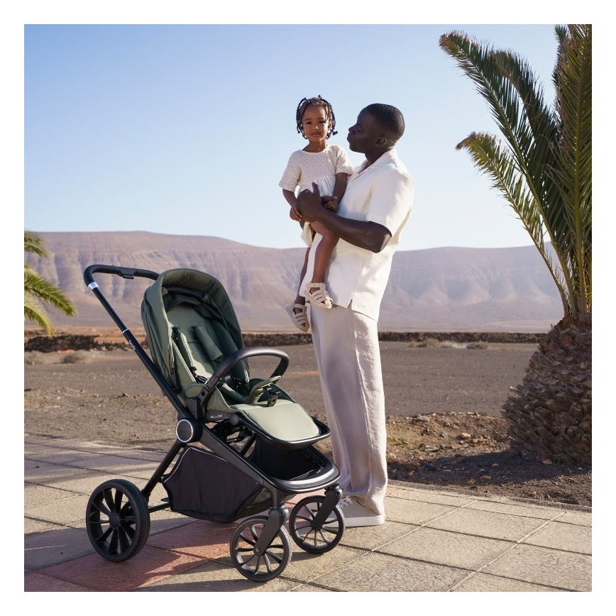 Lionelo - sporta rati MIKA PLUS olīvu zaļš