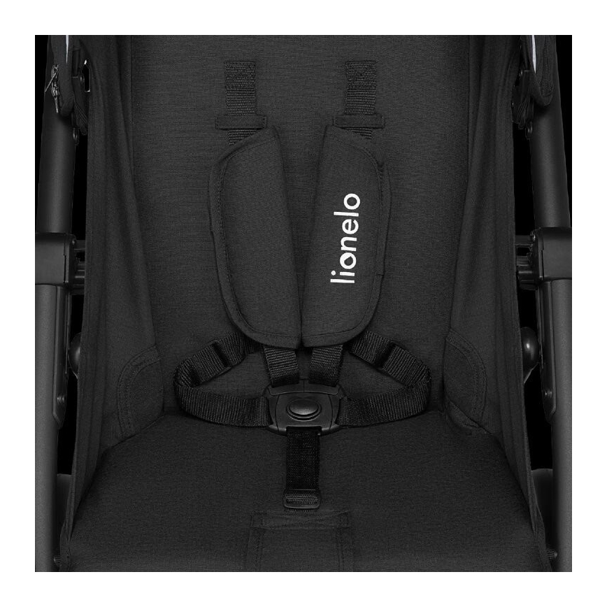 Lionelo - Sporta ratiņi ANNET PLUS melni