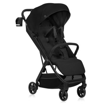 Lionelo - Sporta ratiņš JULIE AIR Black Onyx
