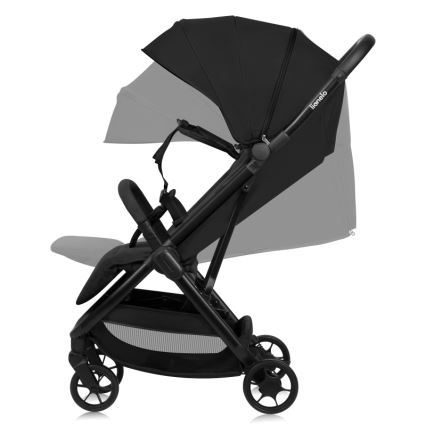 Lionelo - Sporta ratiņš JULIE AIR Black Onyx