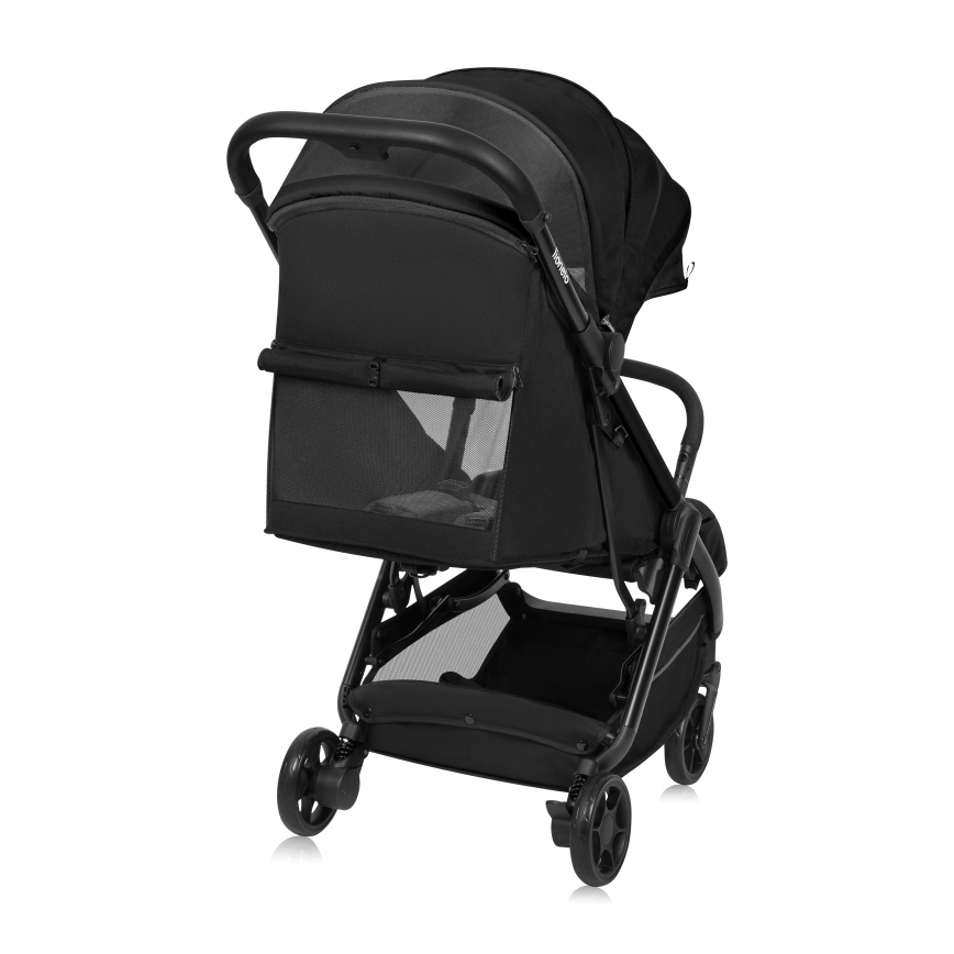 Lionelo - Sporta ratiņš JULIE AIR Black Onyx