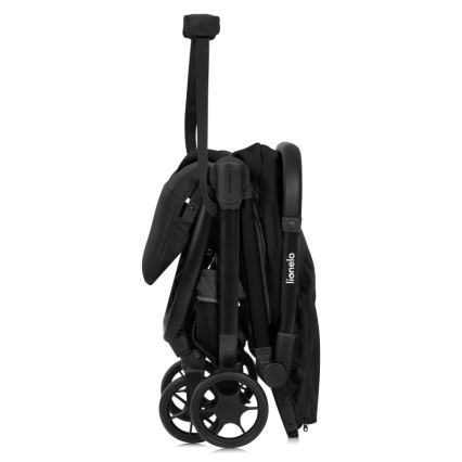 Lionelo - Sporta ratiņš JULIE AIR Black Onyx
