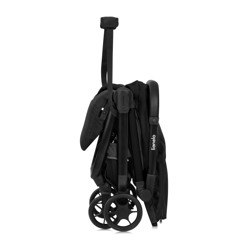 Lionelo - Sporta ratiņš JULIE AIR Black Onyx