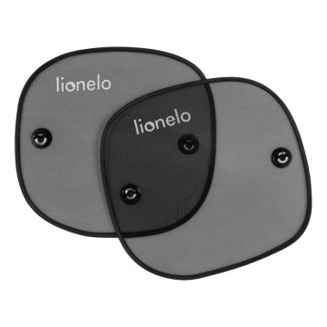 Lionelo - SUNSHADE saules aizsargs ar piesūcekni, 2 gab., melns
