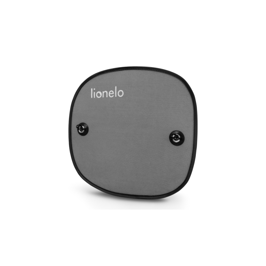 Lionelo - SUNSHADE saules aizsargs ar piesūcekni, 2 gab., melns