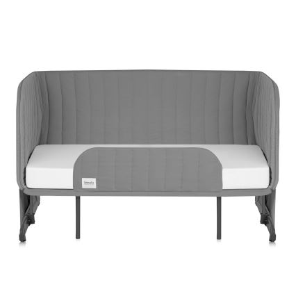 Lionelo - THOMI PLUS 5 in 1 bērnu gultiņa, pelēka (Grey Concrete)