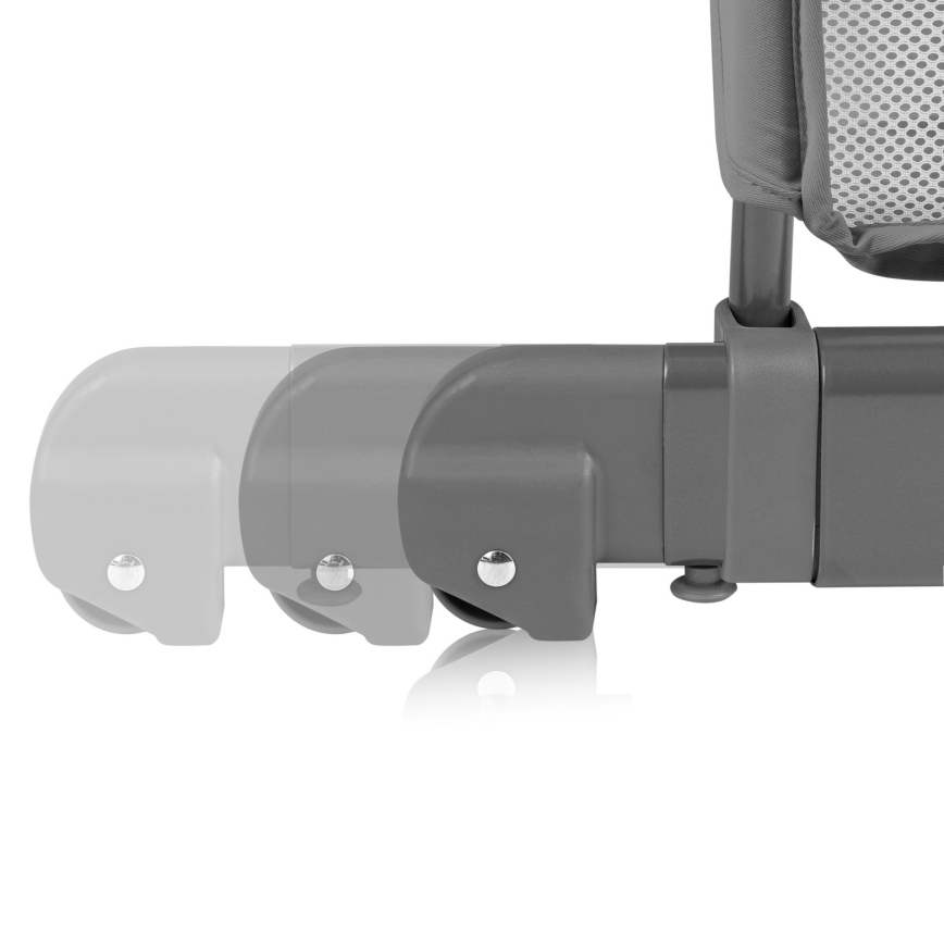 Lionelo - THOMI PLUS 5 in 1 bērnu gultiņa, pelēka (Grey Concrete)