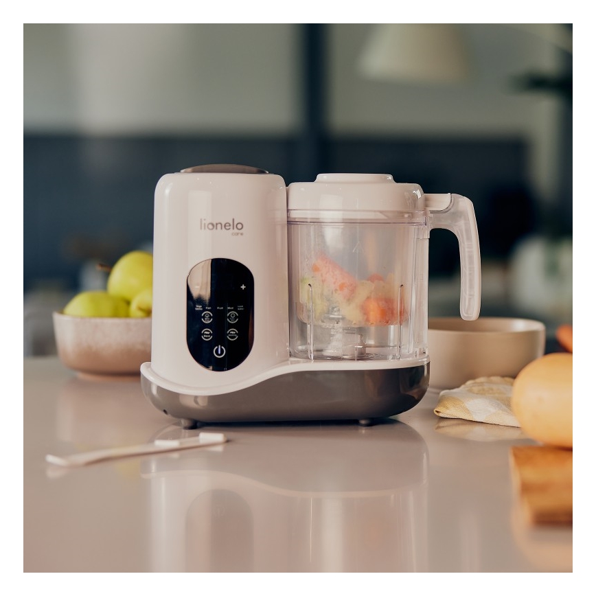 Lionelo - Tvaicētājs 5-in-1 BABYMENU 110W/230V balts/pelēks