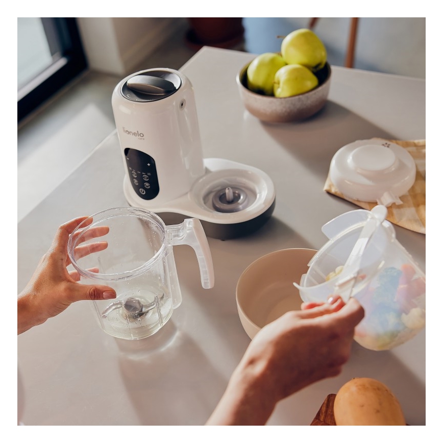 Lionelo - Tvaicētājs 5in1 BABYMENU 110W/230V balta/pelēka