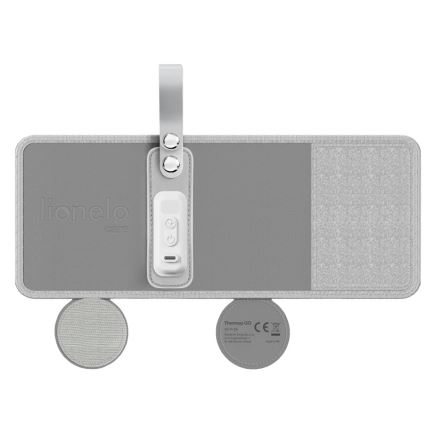 Lionelo - Uzlādējamais pudelīšu sildītājs THERMUP GO 18W/5V Pelēks/Sudraba