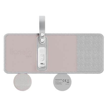 Lionelo - Uzlādējamais pudelīšu sildītājs THERMUP GO 18W/5V Pink Baby