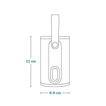Lionelo - Uzlādējamais pudelīšu sildītājs THERMUP GO 18W/5V Pink Baby