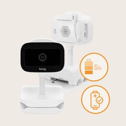 Lionelo - Uzlādējams bērnu monitors BABYLINE GO 5V 3350 mAh