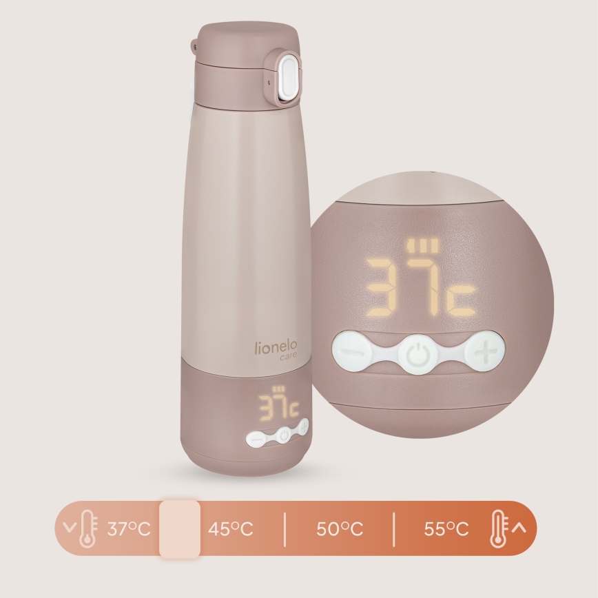 Lionelo - Uzlādējams piena sildītājs THERMUP 55W/5V