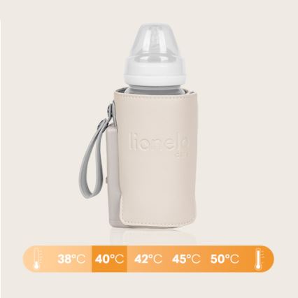 Lionelo - Uzlādējams pudelīšu sildītājs THERMUP GO PLUS 10W/5V bēša