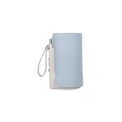 Lionelo - Uzlādējams pudelīšu sildītājs THERMUP GO PLUS 10W/5V zila/pelēka