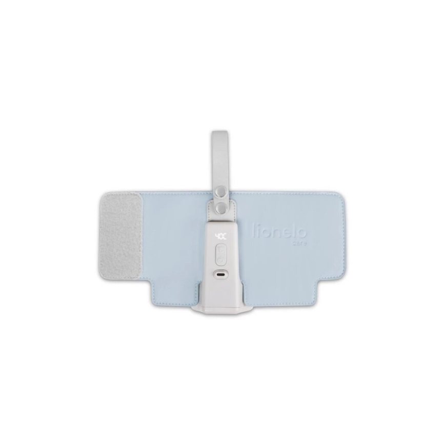 Lionelo - Uzlādējams pudelīšu sildītājs THERMUP GO PLUS 10W/5V zila/pelēka