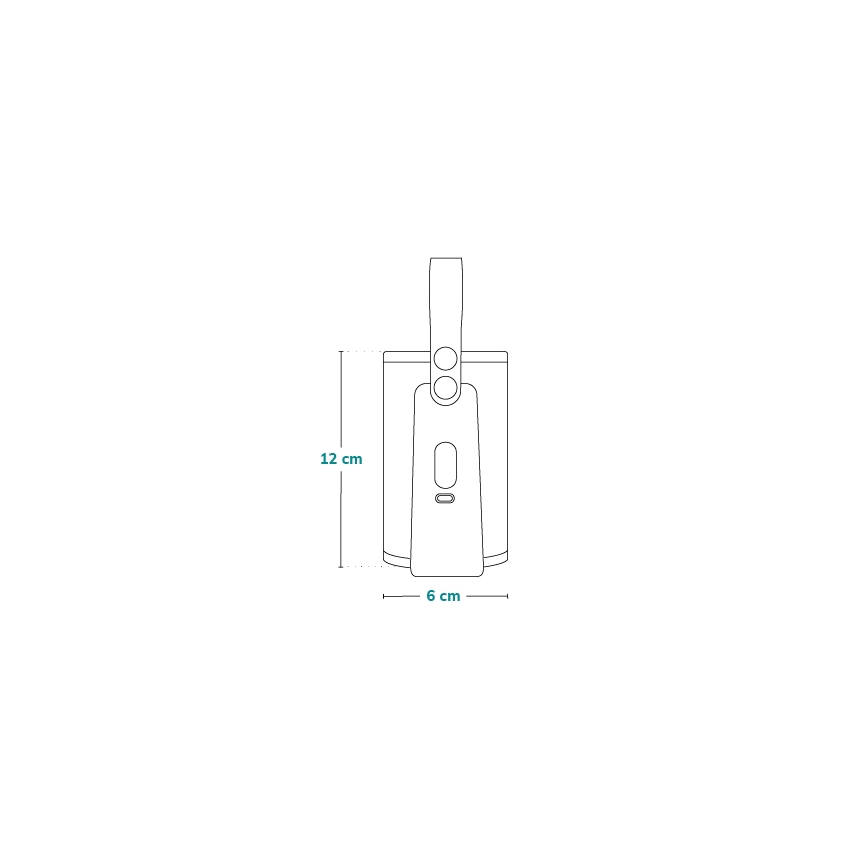 Lionelo - Uzlādējams pudelīšu sildītājs THERMUP GO PLUS 10W/5V zila/pelēka