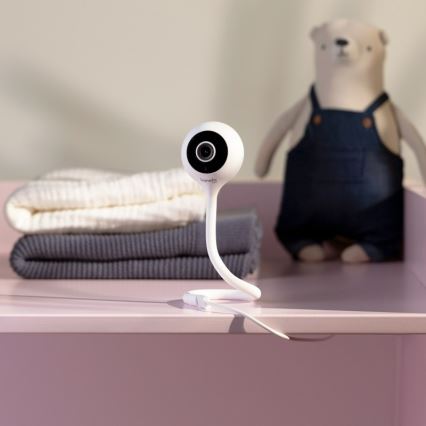 Lionelo - Viedais bērnu monitors BABYLINE SMART Wi-Fi balts