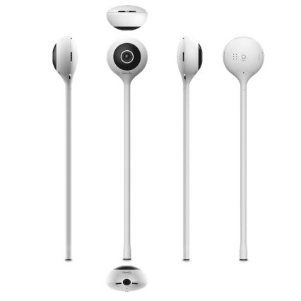 Lionelo - Viedais bērnu monitors BABYLINE SMART Wi-Fi balts