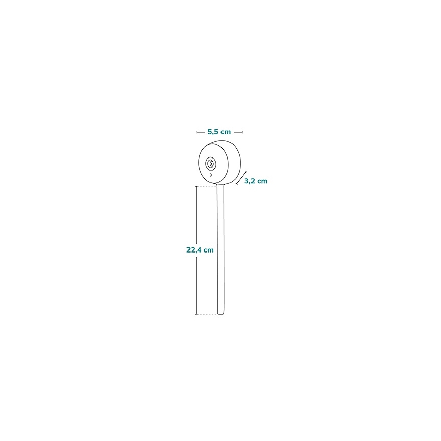 Lionelo - Viedais bērnu monitors BABYLINE SMART Wi-Fi balts