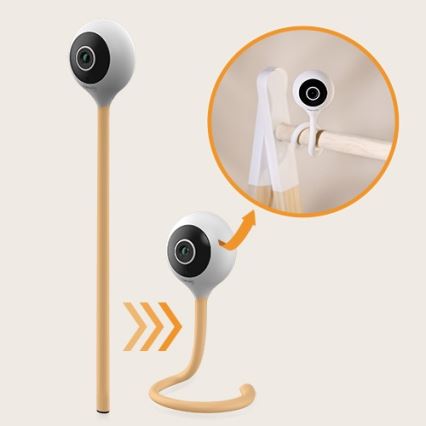 Lionelo - Viedais bērnu monitors BABYLINE SMART Wi-Fi White