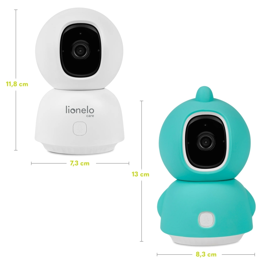 Lionelo - Viedais bērnu monitors BABYLINE VIEW Wi‑Fi 5V balts