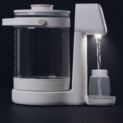 Lionelo - Zīdaiņu piena pagatavošanas ierīce BABYPRESTO 2.0 1200W/230V White