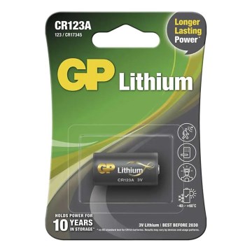 Litija baterija CR123A GP LITHIUM 3V/1400 mAh