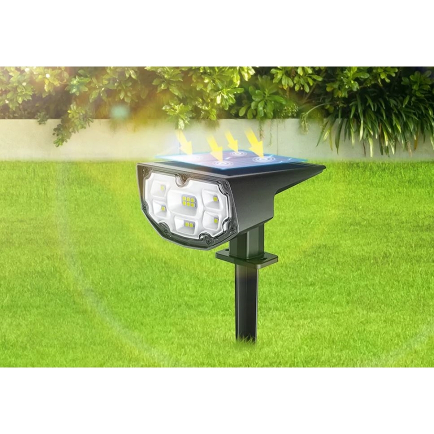 Litom - KOMPLEKTS 2x LED Aptumšojama saules enerģijas lampa 2in1 LED/3,7V IP68