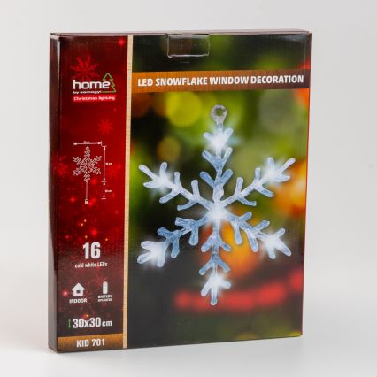 Loga dekorācija 8xLED/3xAA