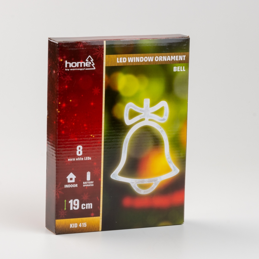 Loga dekorācija 8xLED/3xAA